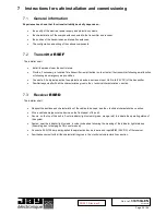 Preview for 25 page of Jay electronique RADIOSAFE Series Installation And User Manual