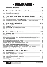 Preview for 4 page of Jay electronique UC 323882G Installation And User Technical Manual