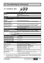 Preview for 17 page of Jay electronique UC 323882G Installation And User Technical Manual