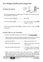 Preview for 74 page of Jay electronique UC 323882G Installation And User Technical Manual