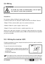 Preview for 77 page of Jay electronique UC 323882G Installation And User Technical Manual