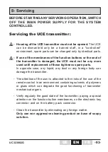 Preview for 93 page of Jay electronique UC 323882G Installation And User Technical Manual