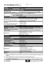 Preview for 117 page of Jay electronique UC 323882G Installation And User Technical Manual