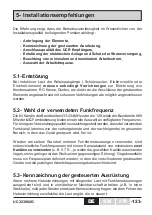 Preview for 123 page of Jay electronique UC 323882G Installation And User Technical Manual