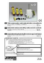 Jay electronique UD Series Installation And User Technical Manual предпросмотр