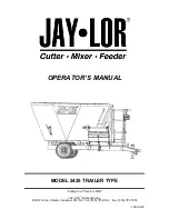 Preview for 2 page of Jay-Lor 2425 Operator'S Manual