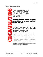 Preview for 56 page of Jay-Lor 51000TM Owner'S Manual