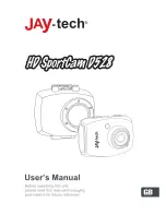 Jay-tech SportCam D528 User Manual preview