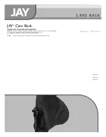 Jay Care Back Owner'S Manual preview