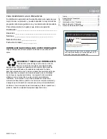 Preview for 10 page of Jay FIT 2U BACK Owner'S Manual