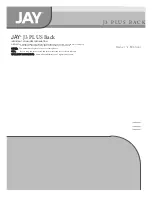 Jay J3 PLUS Back Owner'S Manual предпросмотр