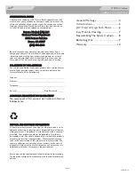 Preview for 3 page of Jay SYNCRA Owner'S Manual