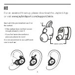 Preview for 4 page of Jaybird 837821 Quick Start Manual