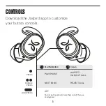 Preview for 5 page of Jaybird 837821 Quick Start Manual