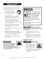 Preview for 3 page of Jaybird Aquafog GT-500 User'S Manual And Operating Instructions