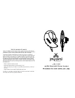 Jaybird JB-100 User Manual preview