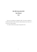 Preview for 1 page of Jaycar Electronics DS-8704HI-S User Manual