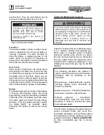 Preview for 18 page of Jayco 2008 Octane ZX Owner'S Manual