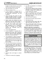 Preview for 92 page of Jayco 2009 Melbourne Owner'S Manual
