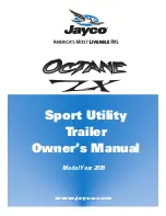 Jayco 2009 Octane ZX Owner'S Manual preview