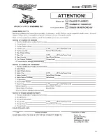Preview for 9 page of Jayco 2009 Recon ZX Owner'S Manual