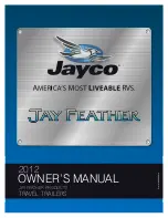 Preview for 1 page of Jayco 2012 Jay Feather Ultralite Owner'S Manual