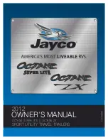 Jayco 2012 OCTANE SUPER LITE Owner'S Manual предпросмотр