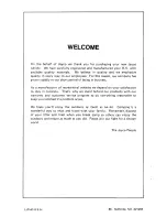 Предварительный просмотр 2 страницы Jayco Cardinal 1986 Owner'S Manual