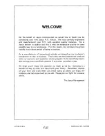 Предварительный просмотр 2 страницы Jayco Cardinal Owner'S Manual