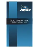 Preview for 1 page of Jayco CLASS C2013 GREYHAWK Owner'S Manual