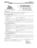 Preview for 9 page of Jayco Eagle Eagle Super Lite Owner'S Manual