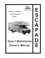 Jayco ESCAPADE 2004 Owner'S Manual preview