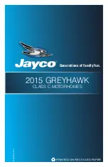 Preview for 1 page of Jayco Greyhawk 2015 Manual