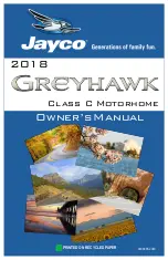 Jayco Greyhawk 2018 Owner'S Manual preview