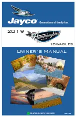 Jayco Hummingbird Towables 2019 Owner'S Manual предпросмотр