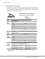 Preview for 18 page of Jayco Jay Feather 2005 Owner'S Manual