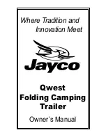 Предварительный просмотр 1 страницы Jayco Qwest Owner'S Manual