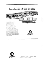 Preview for 54 page of Jayco Travel TraiIers 29' Swan Owner'S Manual