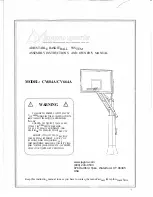 Jaypro Sports CV684A Assembly Instructions And Owner'S Manual предпросмотр