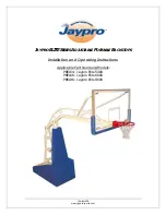 Предварительный просмотр 2 страницы Jaypro Sports Elite 5400 Installation And Operating Instructions Manual