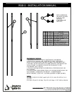 Предварительный просмотр 2 страницы Jaypro Sports RGB-3 Installation Manual