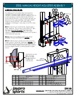 Предварительный просмотр 4 страницы Jaypro Sports SMHA Installation And Maintenance Manual