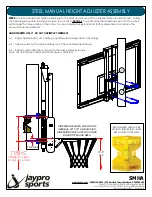 Предварительный просмотр 6 страницы Jaypro Sports SMHA Installation And Maintenance Manual