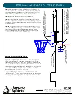 Предварительный просмотр 7 страницы Jaypro Sports SMHA Installation And Maintenance Manual