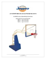 Jaypro Elite Series Installation And Operating Instructions Manual preview