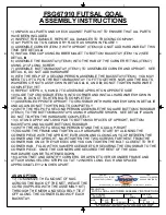 Preview for 2 page of Jaypro FSG67910 Assembly Instructions