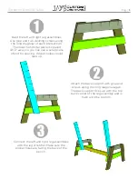 Preview for 3 page of Jays Easy 2x4 Bench & Side Table Manual