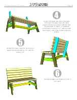 Preview for 4 page of Jays Easy 2x4 Bench & Side Table Manual