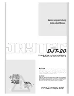 jaytec DJT-20 Instruction Manual предпросмотр