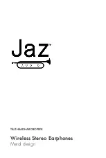 Jaz audio Hard Bop User Manual предпросмотр